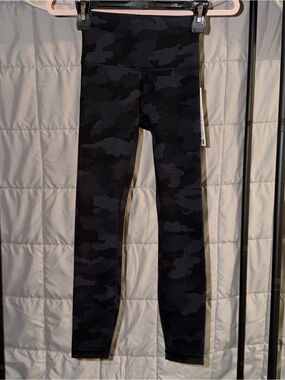 lululemon athletica Black Camo High-Rise Leggings 25”